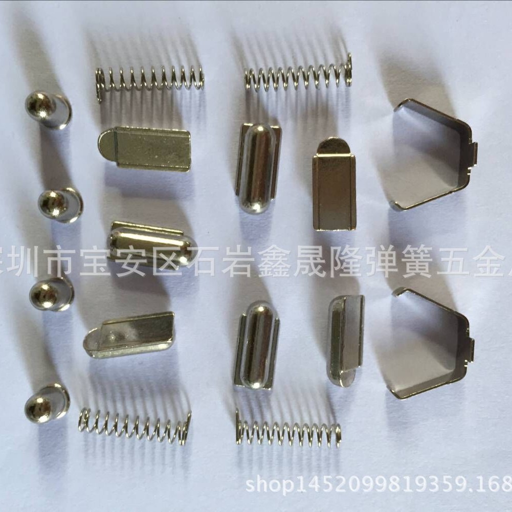 厂家直销蓝牙车充弹片蓝牙车充负极弹片冲压弹片实心弹片凸点弹片