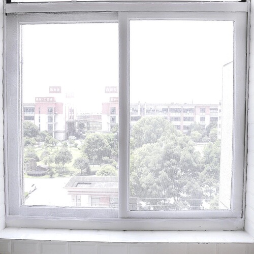 Self-adhesive simple anti-mosquito screen net Invisible screen DIY cuttable encrypted window screen with Velcro