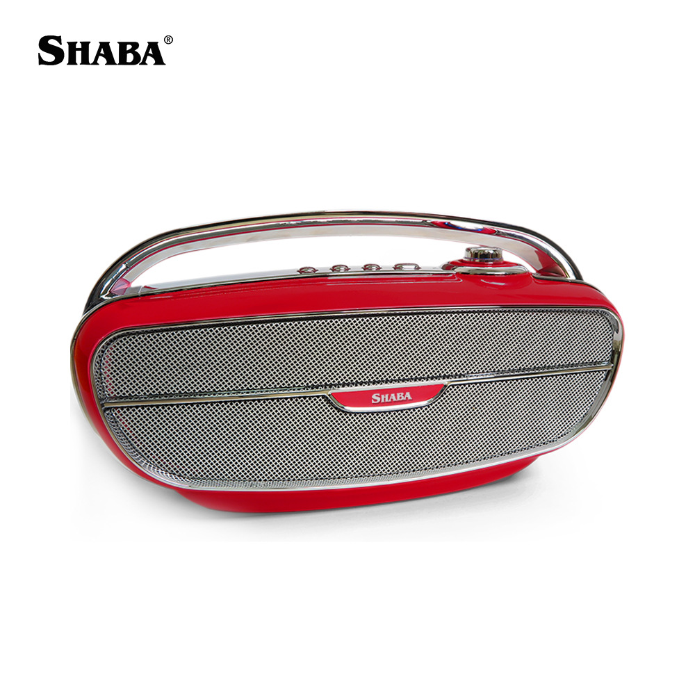 Altavoz Bluetooth portátil Bluetooth audio hogar nostálgico retro estéreo de audio inalámbrico FM radio subwoofer