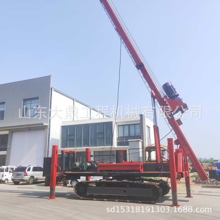 长螺旋钻机 履带式15米长螺旋打桩机 可钻孔灌浆一体的长螺旋钻机