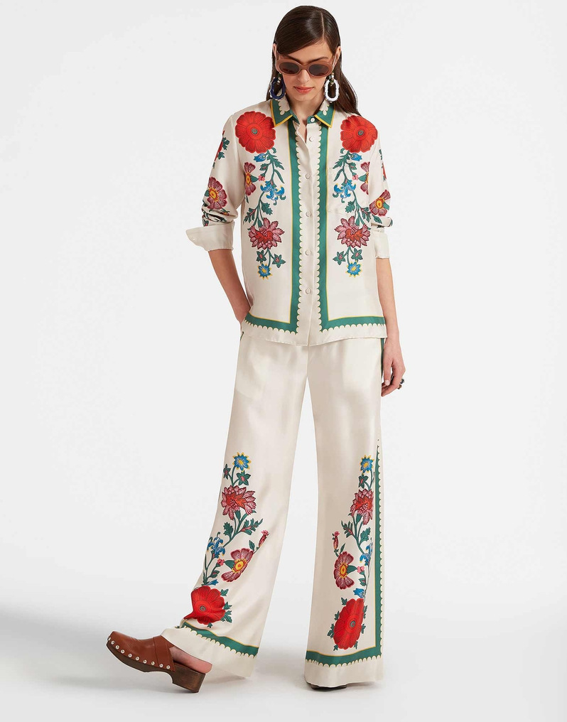 2 Pieces Set Quantity Holiday, Daily, Selfie Occasion Holiday Daily Selfie Women's Casual Elegant Streetwear Flower Polyester Pant Co-ord Set Pants Sets