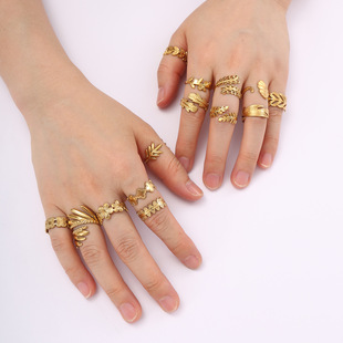 �羳ins�W���r�н�ָ�䓲���ɫ18K����P��䓽�ָŮʿ�Ʒ