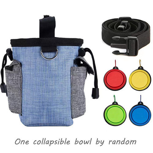 Cross-border pet dog training bag, food bag for outing, garbage bag, dog snack bag, dog training fanny pack