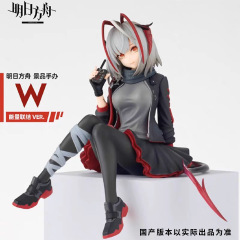 クロスボーダー Arknights 座り姿勢 W 美少女 GK モデル フィギュア トレンディな置物 周辺ゲーム ギフト オーナメント