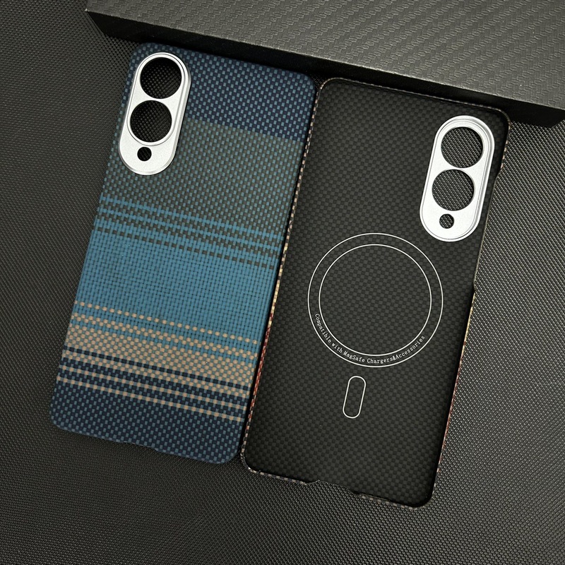 Samsung S25edge 携帯電話ケースに適していますケブラー磁気アラミド繊維保護カバー Samsung S25 edg|undefined