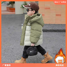 2025新款羽绒男童棉衣加厚儿童冬季中小童棉袄男孩外套棉服洋潮流