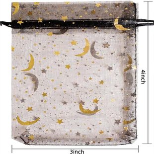 Factory Supply of European Snow Gauze Bags, Plain Gifts, Wedding Candy Gauze Bags, Jewelry Packaging, Drawstring Mesh Bags