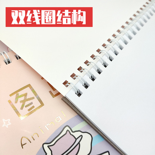 Picture book, drawing book, sketch book, art book, children's graffiti book, cartoon pattern B5/A4/A3 picture book