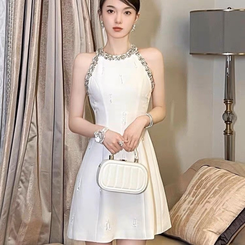Heavy Industry Tassel Sleeveless Dress Female Summer