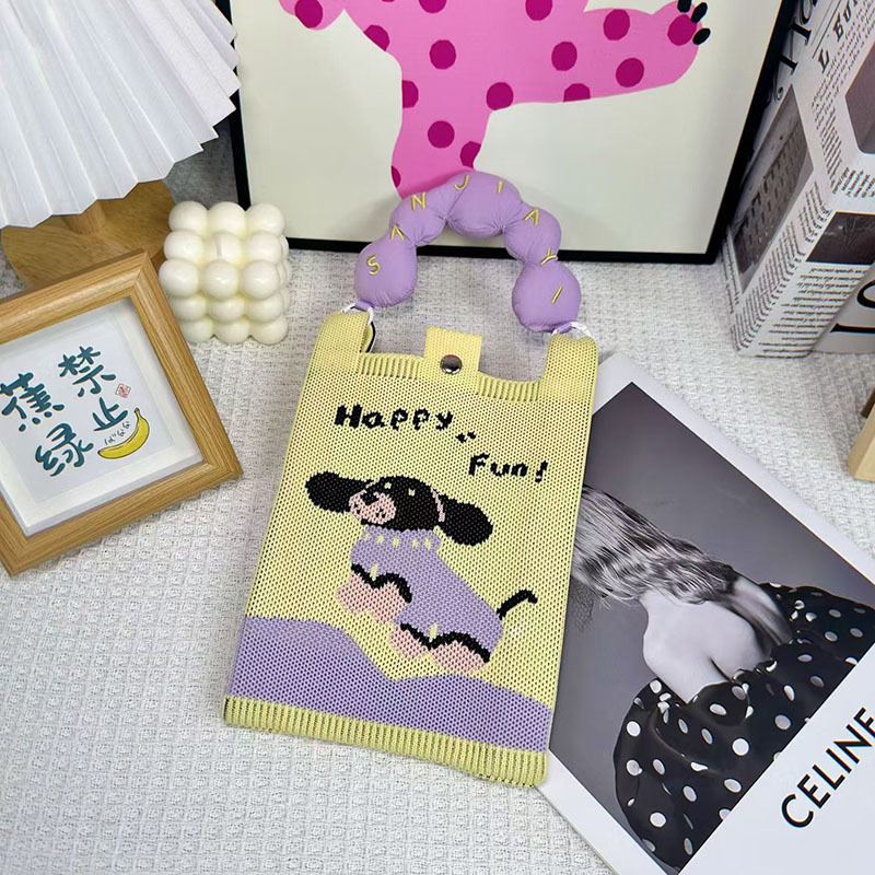 [등산견] 보라색 손잡이 + 어깨끈