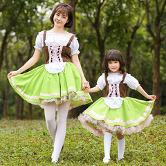 2021 New German Oktoberfest Clothing Grass Green Class Activity Performance Clothing Culture and Art Festival Skirt