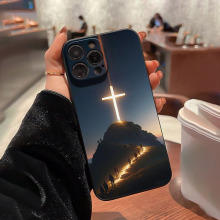 磨砂信仰之路适用苹果16手机壳iphone15promax防摔12/14/13直边11