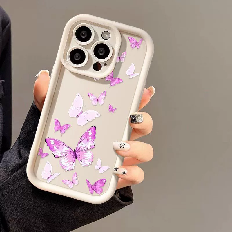 Корпус Apple, фиолетовый совместимый чехол для телефона, матовый iPhone 17, iphone 17promax, 15