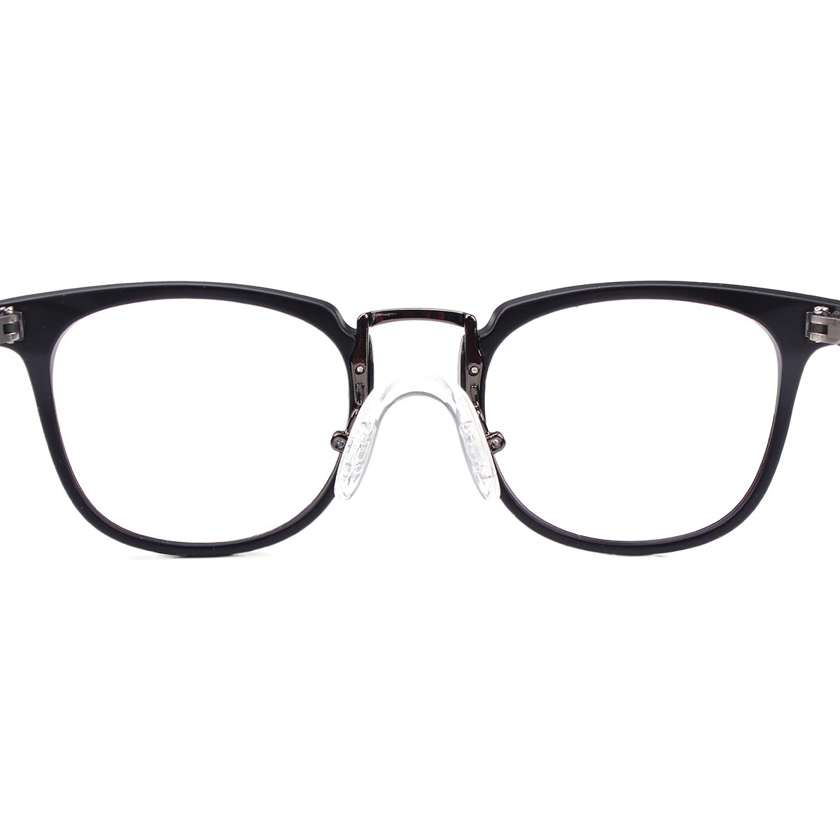 Glasses Silicone U-shaped One-piece Nose Pad Non-slip Transparent Lock Adult Children Screw Universal One-piece Nose Pad