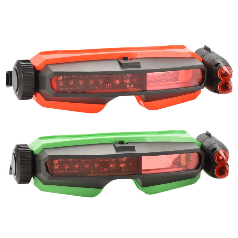 Transfronterizos nuevos efectos de luz y sonido doble simulador juguetes de disparo padres-hijos juguetes interactivos al aire libre juego de luz