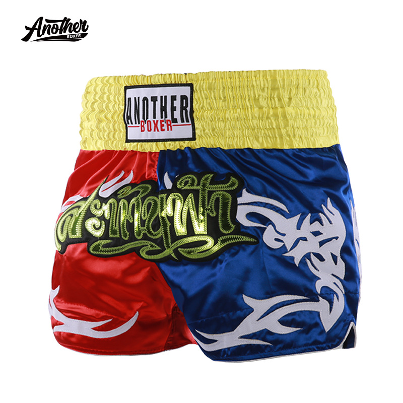 Wholesale Boxing Pants, Fighting Shorts, Muay Thai Shorts, Boxing and Sanda Training Shorts, Unisex Patchwork Style