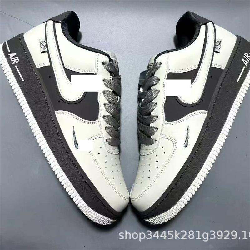 Putian Air Force Light Gray Versatile Unisex Trendy High-Style New Sports Sneakers Putian Air Force Light Gray Versatile Unisex Trendy High-Style New Sports Sneakers