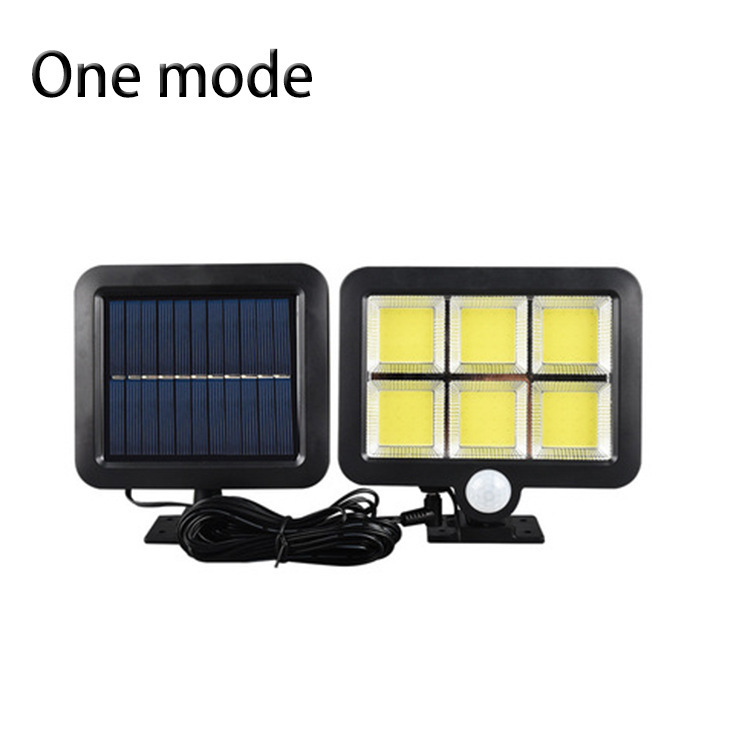 Nueva luz solar de inducción del cuerpo humano dividida lámpara de jardín exterior lámpara de pared LED impermeable iluminación exterior farola