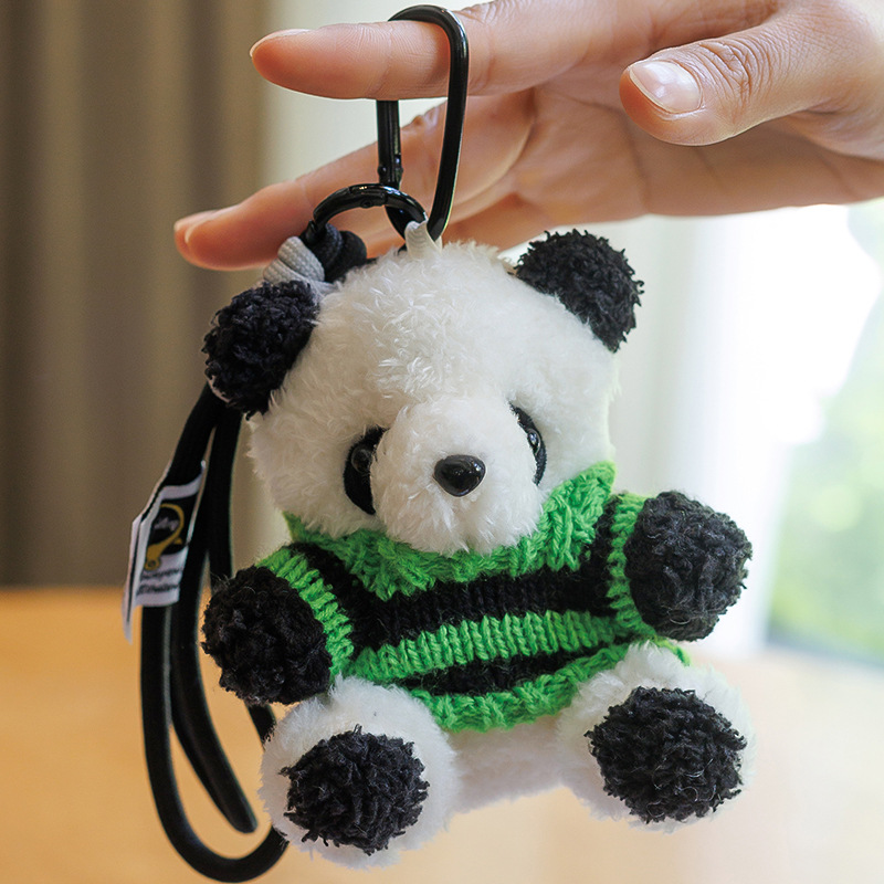 かわいい成都ジャイアントパンダペンダントセーターパンダペンダントクマバッグキーホルダーぬいぐるみ人形女の子
