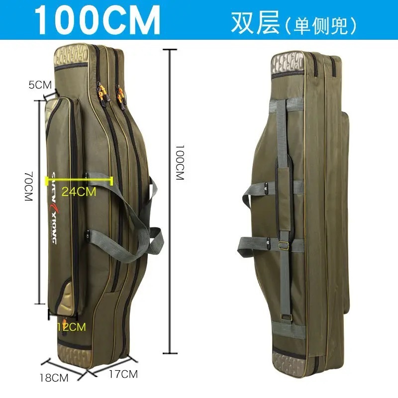 100cm 2겹 빅벨리백 옥스퍼드 천 브라운