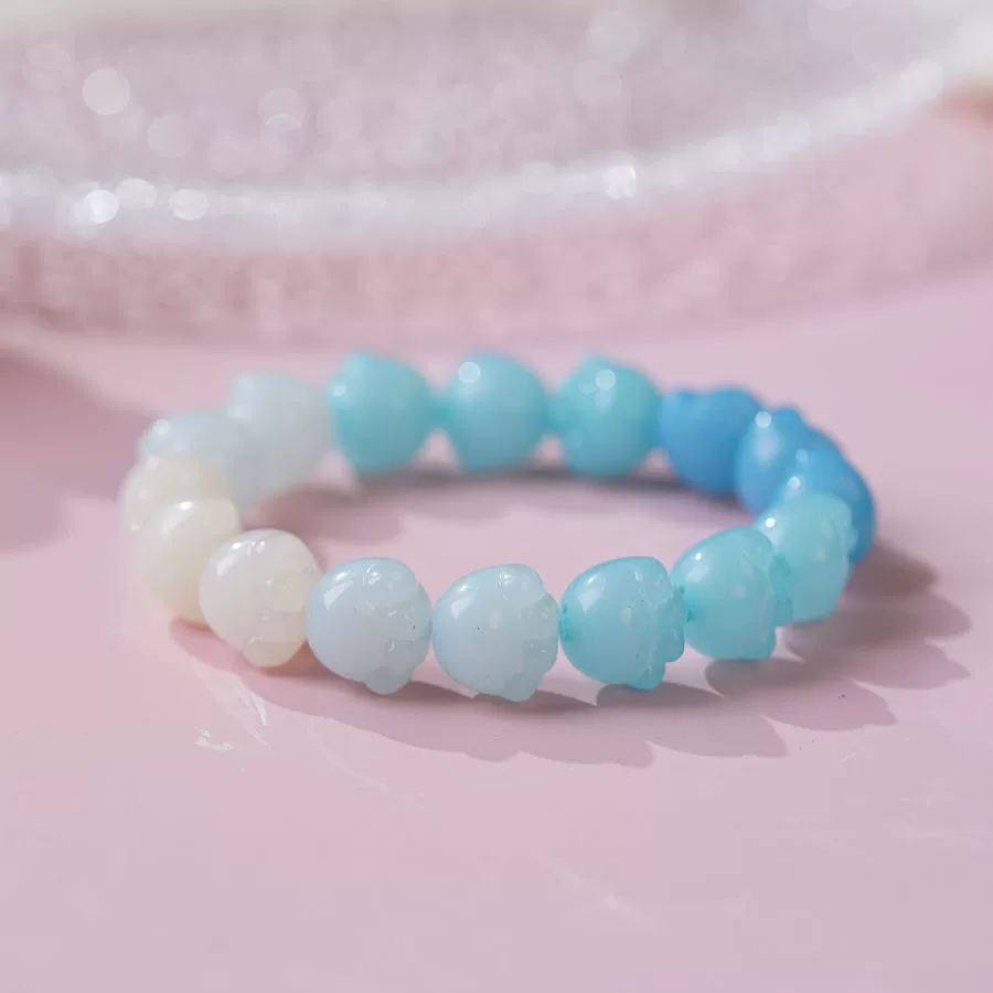 Cute Bodhi бусины на браслете из орехового дерева, браслет-брелок, аксессуар, градиент, оптовая продажа