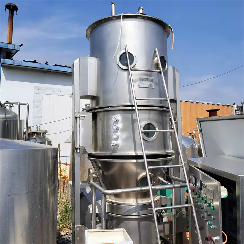 出售二手沸腾干燥机 200型食品干燥设备 咖啡粉末干燥机