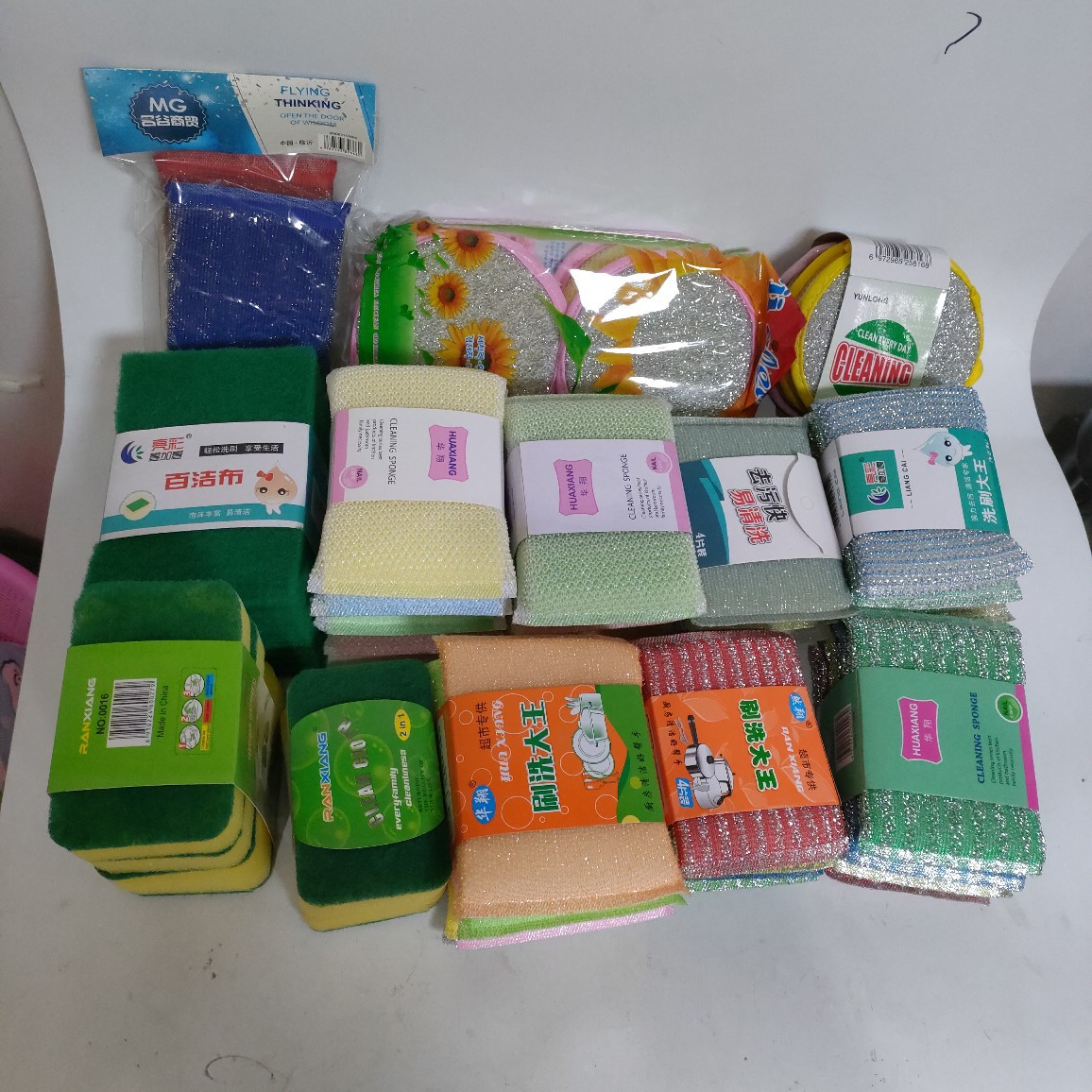 金银清洁块刷洗大王百洁布抹洗块洗碗海绵4片5片三片装2元店货源