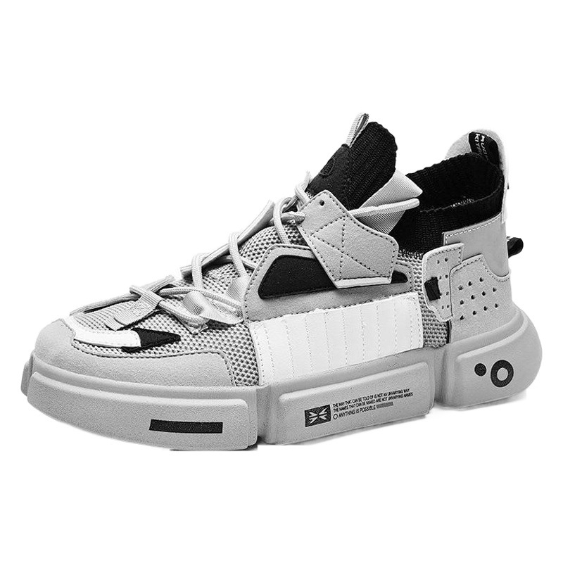 Zapatos de hombre otoño nuevos zapatos de pareja súper populares transpirables de los hombres de estilo coreano de moda de color a juego personalidad en línea celebridad Wudao zapatos de papá