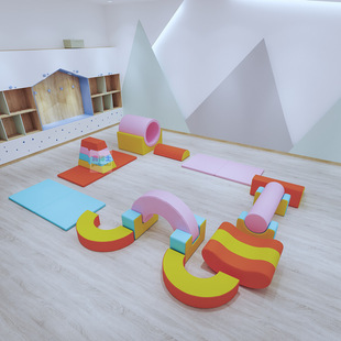 Kindergarten Indoor Toys Soft Combination Early Education Center Sensory Training Climbing and Sliding Parent-Child Park Children's Playground Toys