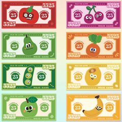 五月天钞票贴纸MDSH物料五月天5525回到那一天演唱会阿信贴画自粘