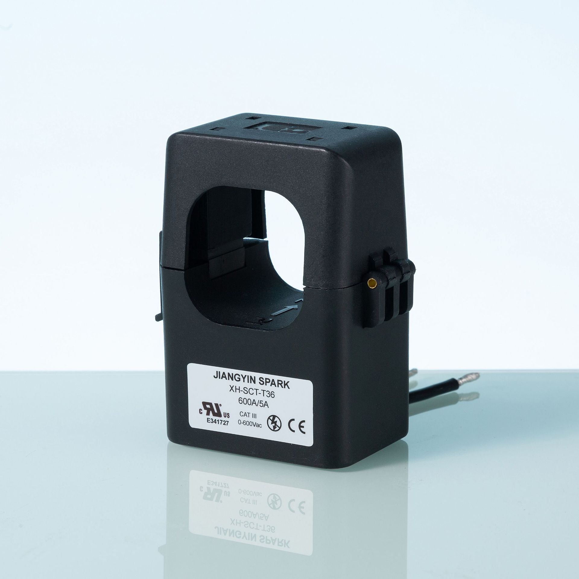 XH-SCT-T36开合开口式电流互感器 50/5-600/5A 孔径36MM 400/5