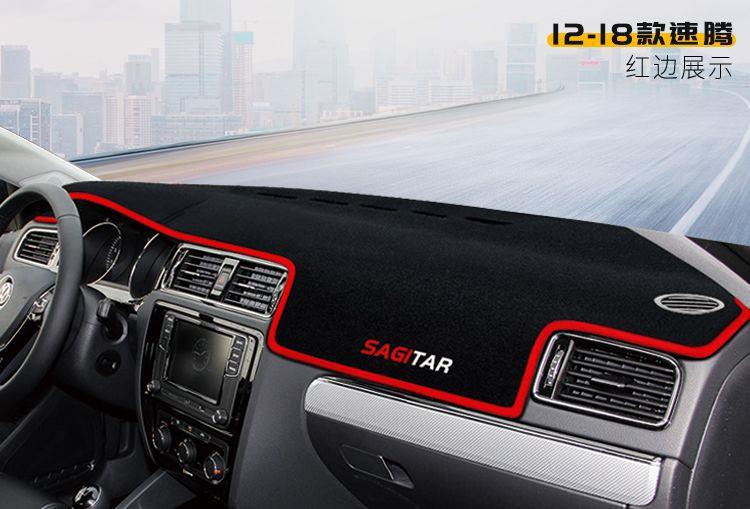 Suitable for Volkswagen's New Sagitar Center Console Dashboard Light-Proof Mat, Heat-Insulating and Thickened Sun Protection Mat, Decorative Sunshade Products