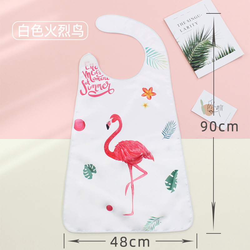 Suministro transfronterizo babero adulto a prueba de aceite a prueba de salpicaduras babero adulto de moda lindo babero olla caliente restaurante invitado delantal impermeable