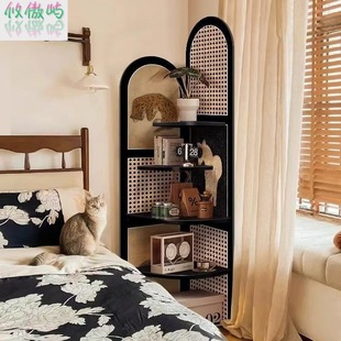 Corner Cabinet, Corner Cabinet, Normcore Multi-Layer Small Apartment Balcony Arc Storage Cabinet, Wall Triangle Cabinet, Corner Cabinet Display Rack