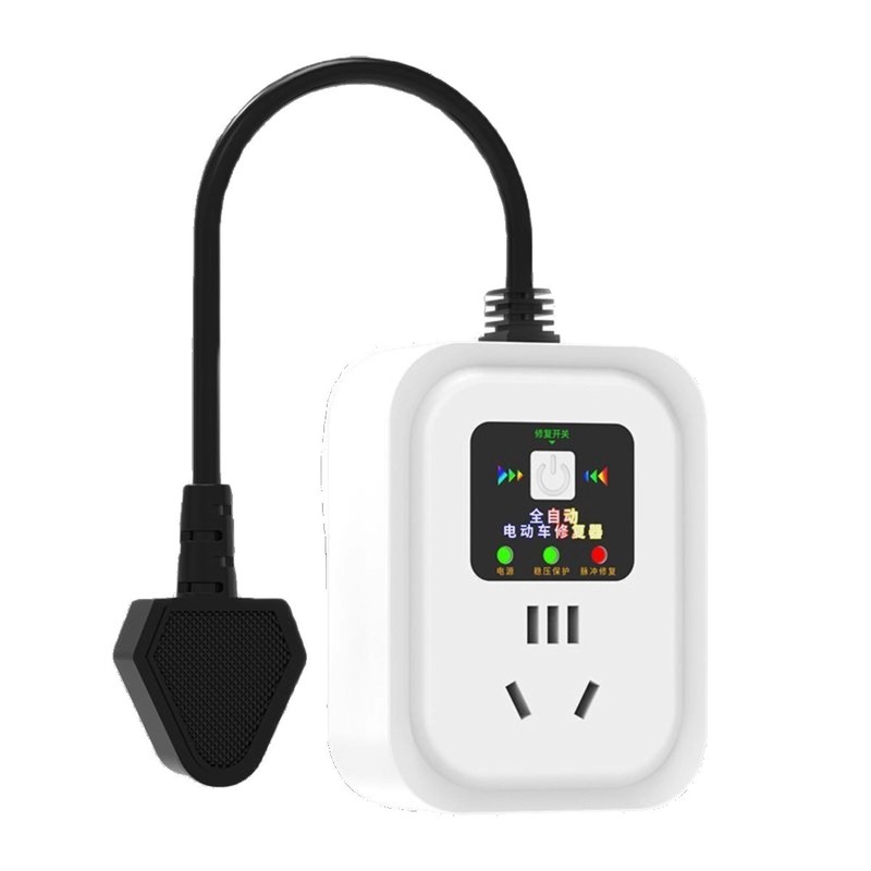 电动车电瓶脉冲修复器激活电瓶充电自动断电插座48V60V72V96V通用|undefined