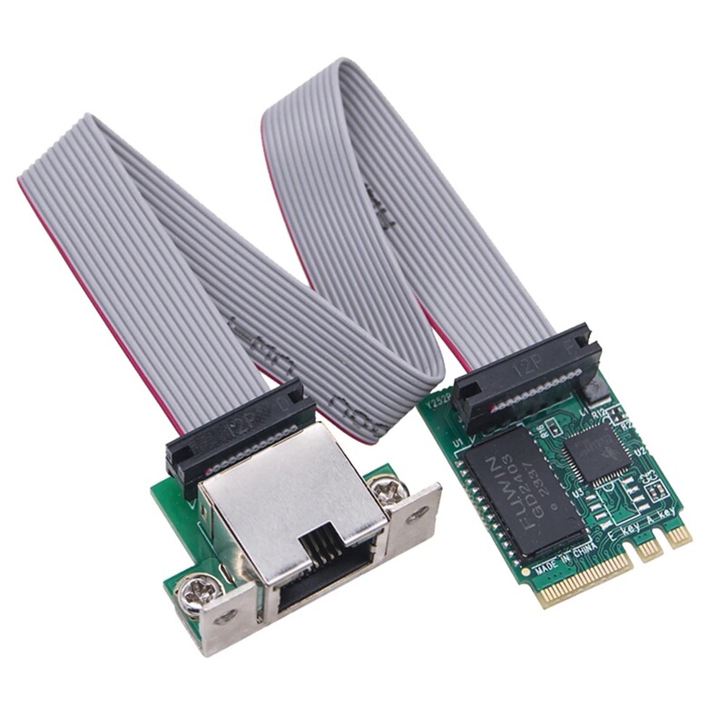 M.2 A + E 2.5G Ethernet adapter 2.5G/1G/100m multi-gigabit M.2 network card 8125B COM