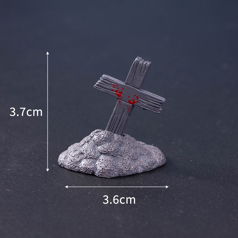 Decoraciones de Halloween cráneo Momias de Pascua Fantasmas Decoraciones de Resina Horror Decoración de Escritorio Creativa