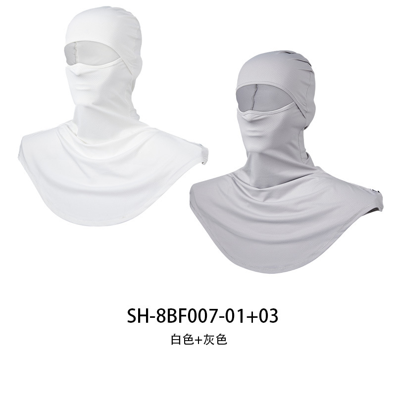 Secado al sol musgo chal cabeza cubierta cara completa transpirable verano trabajo al aire libre pesca pescado motocicleta montar a prueba de sol cubierta de la cabeza