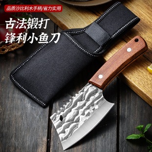 Forged fish killing knife sharp commercial fish killing knife outdoor small knife Chinese picnic camping cute mini kitchen knife