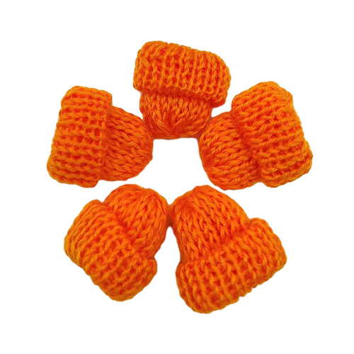 Knitted Woolen Hat for Fashion Accessory Decor DIY Accessories Korean Style Mini Decorative Toys Finger Hat