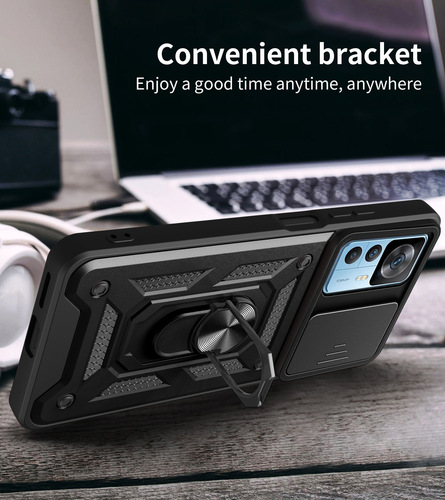 Suitable for foreign trade: Xiaomi 12T Pro Magnetic Window-Opening Protective Case with Stand, Compatible with Redmi K50 Ultimate Edition