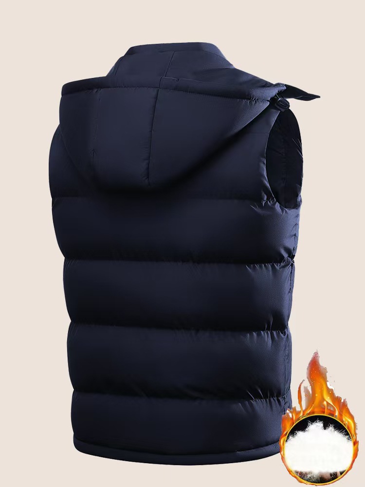 Gilet casual da uomo autunno e inverno, gilet caldo in cotone per uomo autunno e inverno, arrampicata in montagna e corsa_voghion.com