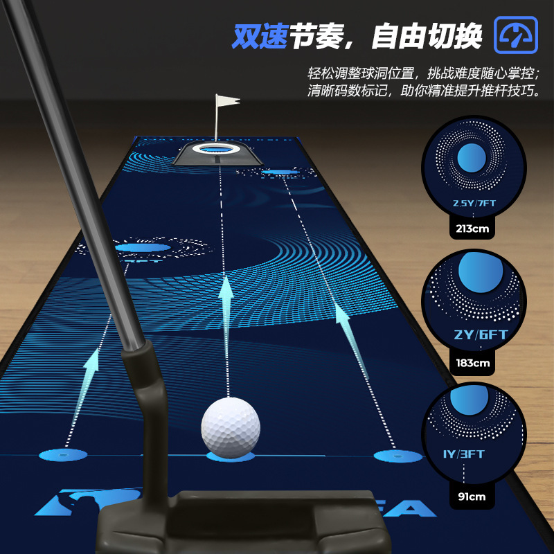 DUOLAIFA クロスボーダーゴルフパッティングマット 3ウェイゴルフ屋内初心者練習ブランケット工場直販|undefined