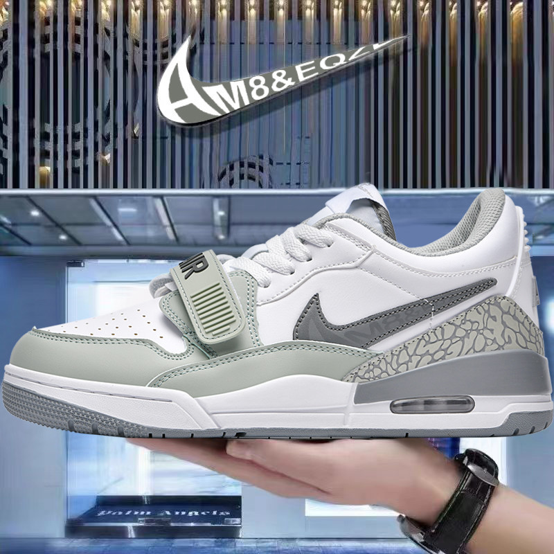 Putian Aj312 White Men's Shoes Aj Low-Cut Sneakers Women's Basketball Shoes Couple Shoes Casual Sports Shoes Men's Breathable