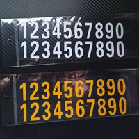 Открытый почтовый ящик ПВХ почтовый ящик наклейка 0-9 буквенно-цифровой отражающие наклейки 2 дюйма 3 дюйма 4 дюйма цифровой наклейки автомобиля pet