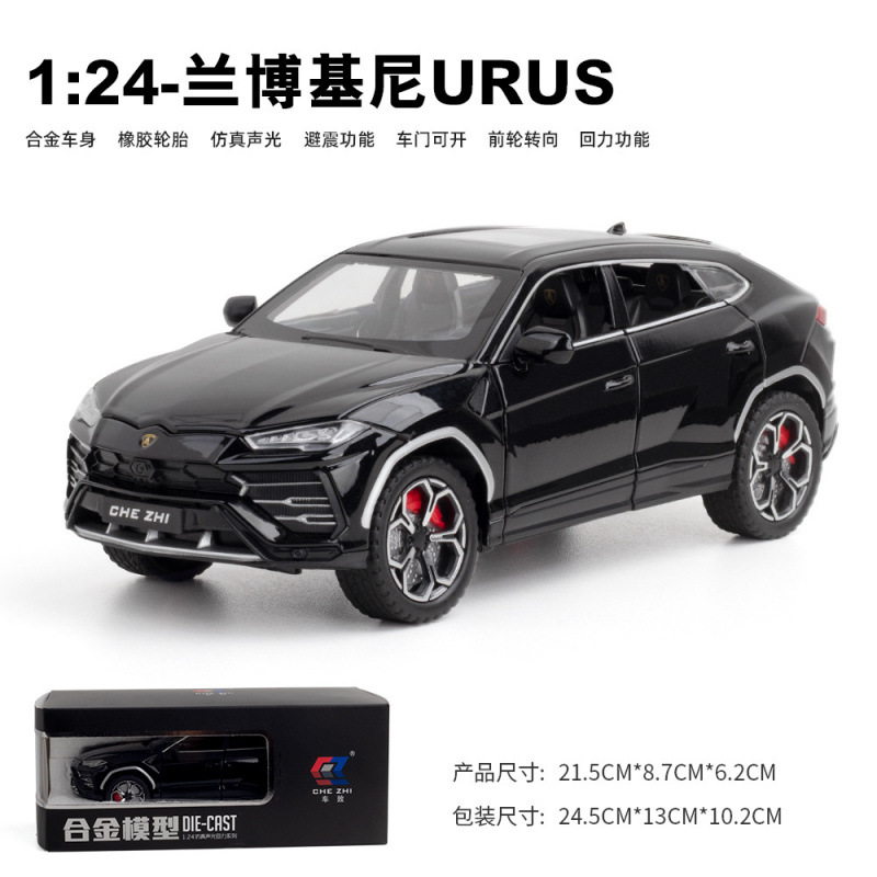 1: 24 Lamborghini Urus negro