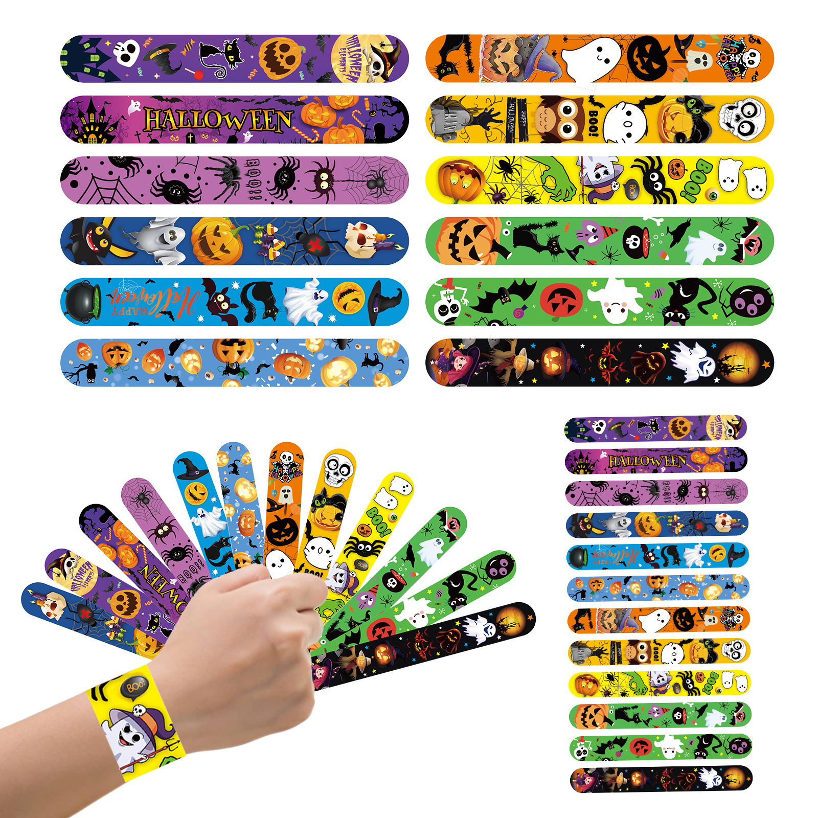 Cross-border Halloween Collar Personalizado Pulsería de palmaditas de terror Festival de fantasmas Collar Personalizado