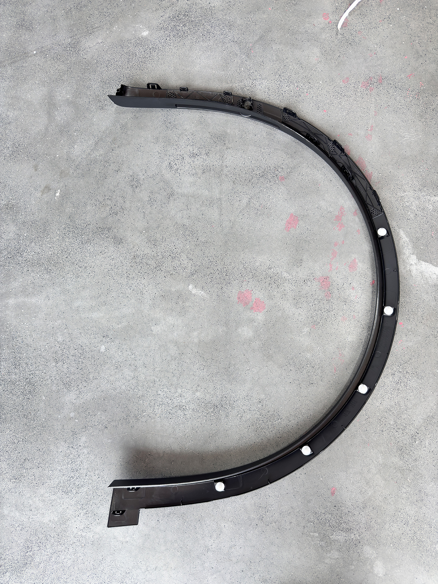 Suitable for Tesla Model X: front and rear wheel arch trim, left and right wheel fender protectors, and mudguard decorative strips