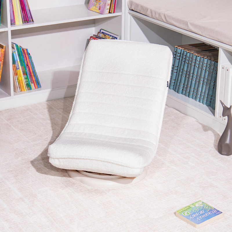 Lazy sofa Teddy plush rotating folding recliner living room balcony leisure reading chair moon chair single sofa