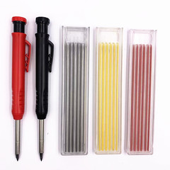 Dowel Woodworking Special Marking Pen 2.8mm Engineering Pen Red Yellow Black Lead Set